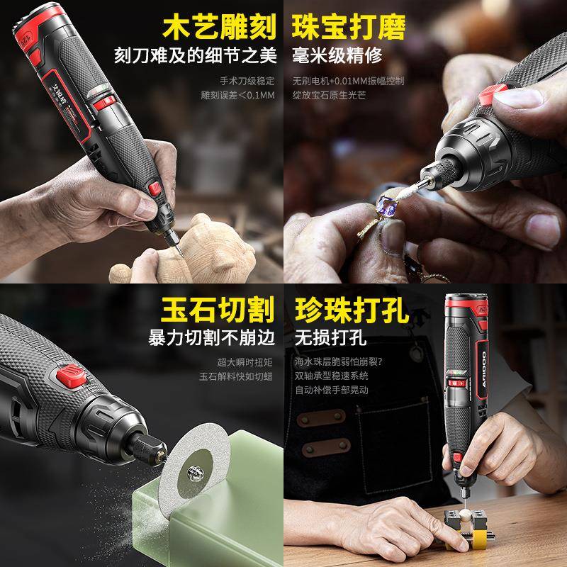 德国艾盾大功率电磨机抛光打磨小锐具型钻SYR电动电切割雕刻工套