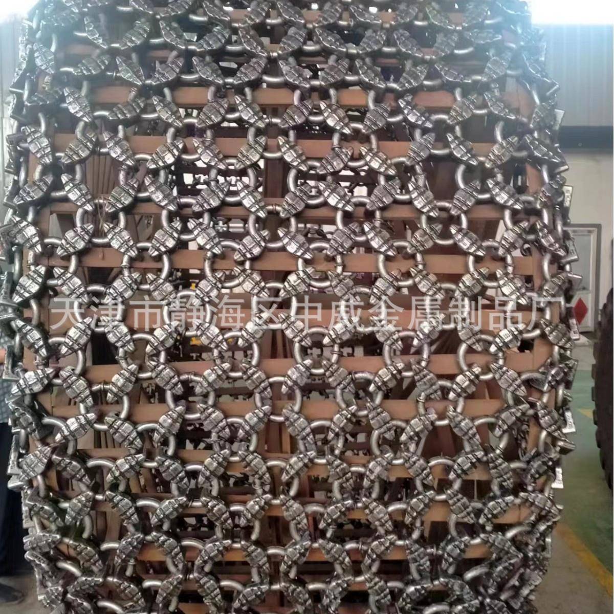100型铲车防滑锻35/65链-33造轮胎保护链装载机加厚防AVK链护条厂