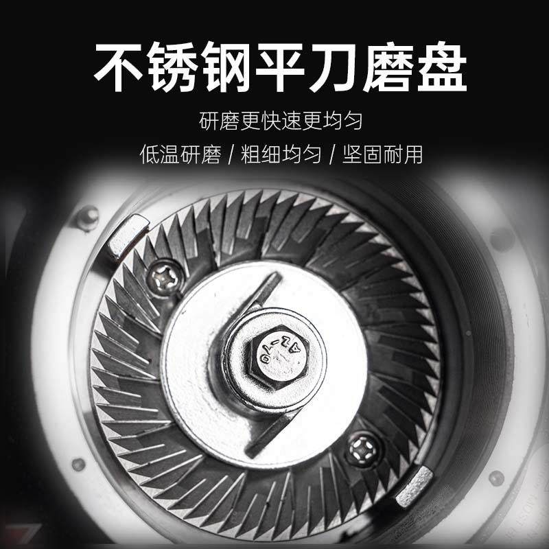 机意2式USQ定电动数控磨豆液晶触屏研磨机全自动磨粉20/1量10V