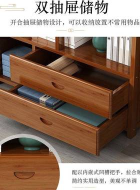 书架置物架靠落墙地家用书柜茶室空多客厅省间办公UMK室层隔断收