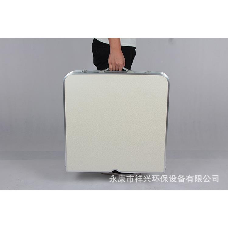 户外地野营折叠铝桌方形手提桌子简易便携桌式长桌长推摆摊咨折叠