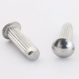 304不锈牙钢标牌铆G卯B827钉半圆头滚花铭牌商标钉直纹BCA搓敲击