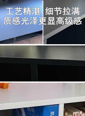 新实款木书架黑色书柜儿童F776J6H7收纳柜四六物方格八子柜置架储