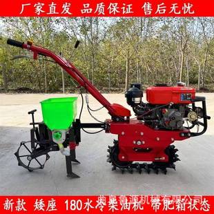 新L款农用汽翻地机轨手扶单链耕地播种机多功能开油沟除草耕地机