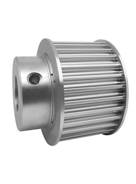 同步带轮HT5MBF型48齿带宽20无品牌/缝D纫机同步轮齿轮来图