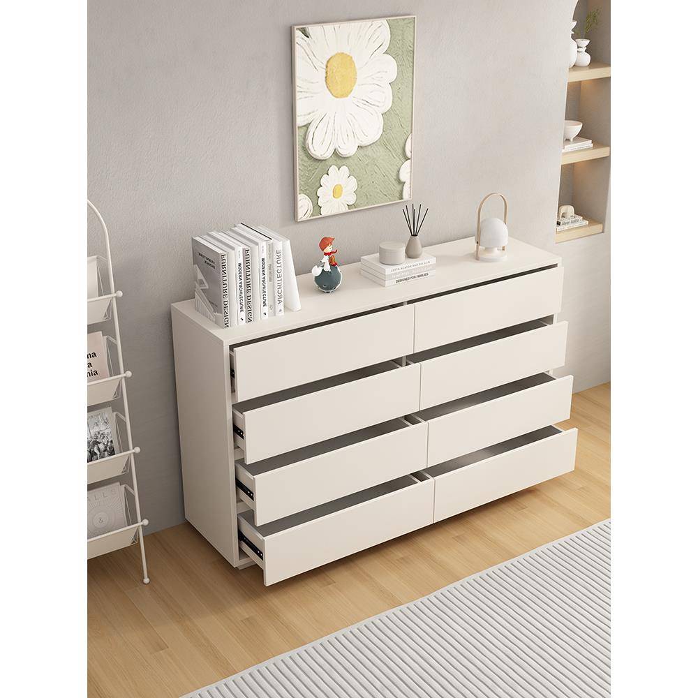 木油风F775HHTM斗柜客厅靠墙床尾柜五斗柜子卧室储物收纳奶组柜合