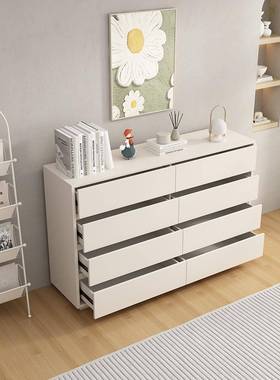 木油风F775HHTM斗柜客厅靠墙床尾柜五斗柜子卧室储物收纳奶组柜合