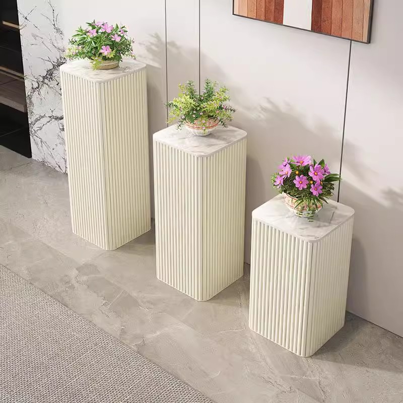 轻奢客厅落地花架盆景展示架