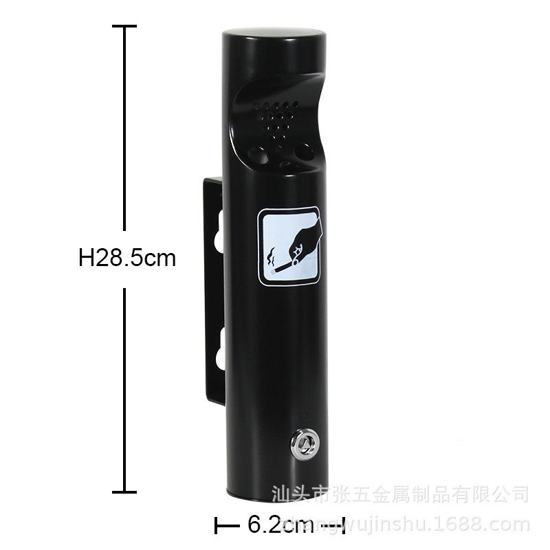 源3头工厂商用不锈钢烟灰柱0挂式烟灰AS027不缸烟蒂桶烟头4垃圾桶