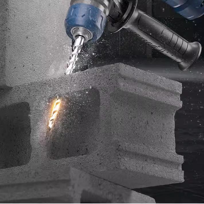 邮锂电冲击锤大功轻率无刷电锤钻包墙PIE打破碎铲墙孔电锤