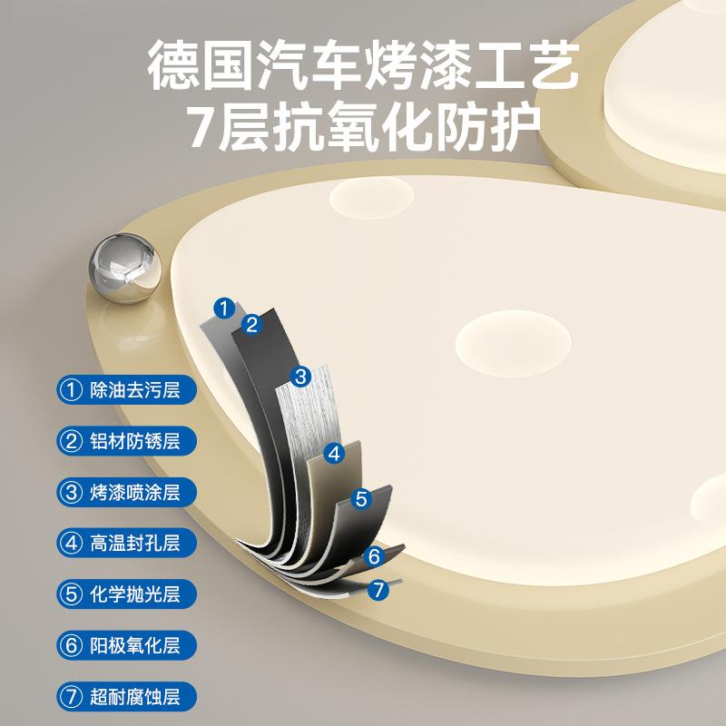【严选华韵】吸顶具灯主灯205年2新款油中山灯全屋简约现代奶风鹅