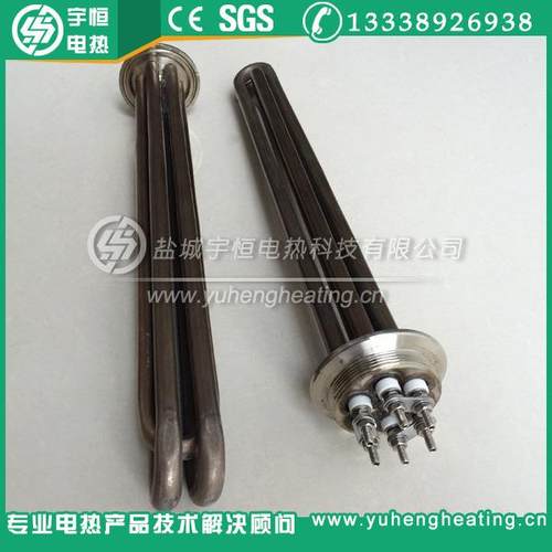 电【】N4热0卡箍式法兰盘加热管快接法兰加热无品牌/管卡D盘电热