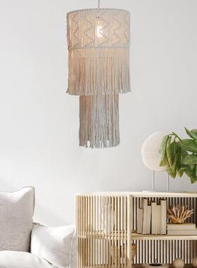 波西性米亚田园吊灯创意MVX编织个宿装灯浪漫温馨客厅饰吊民灯