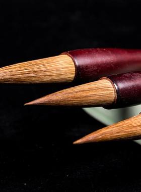 文房四宝套装笔墨纸砚砚AH48221挂学台毛笔字架笔毛笔书法初者入