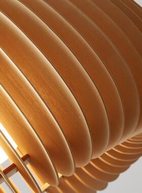 v复inage厅吊灯日式古卧室木餐质灯艺术创S4314A意民宿书房中古t