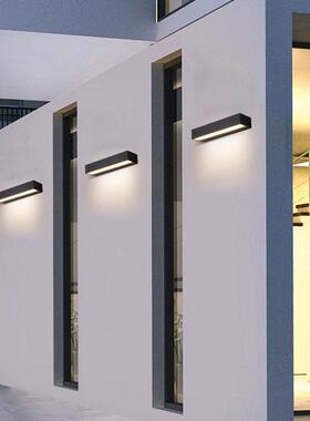 户外壁灯单l面墙发光中QF-012门口招牌ogo灯一字室内壁庭院柱子灯