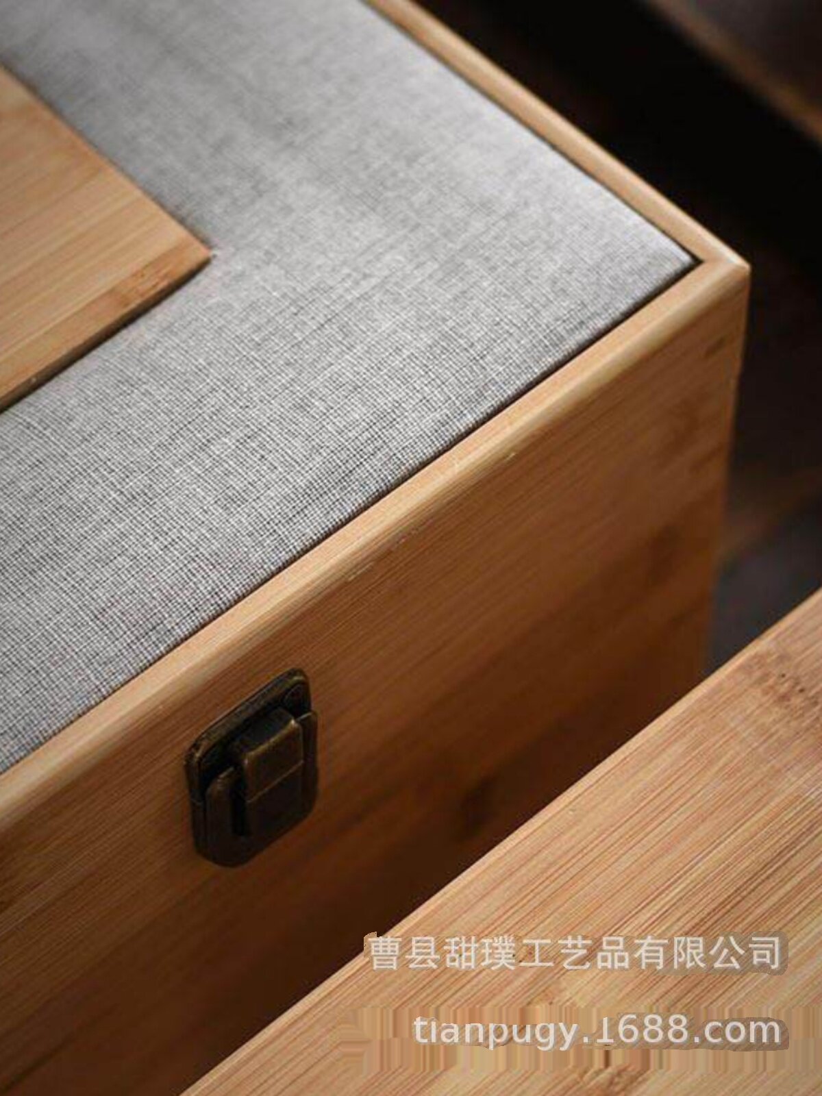 竹制桌面收纳盒木箱创意精致小木盒子复古风首饰文玩茶具包装定做