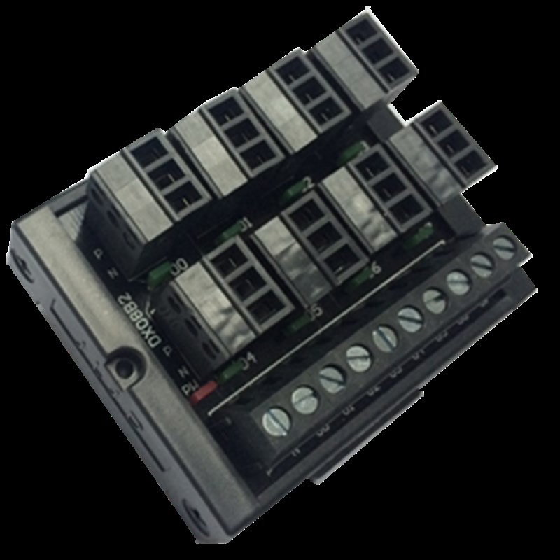 JLing直销8位输入现场端子台DX08D1高平低平可选择大量现货直接拍