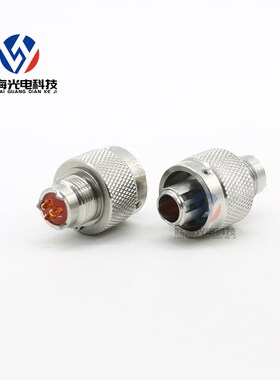 YMA系列YMA18T4Z1P40+YM18AP40 18F4K1D40圆形连接器 4芯航空插头