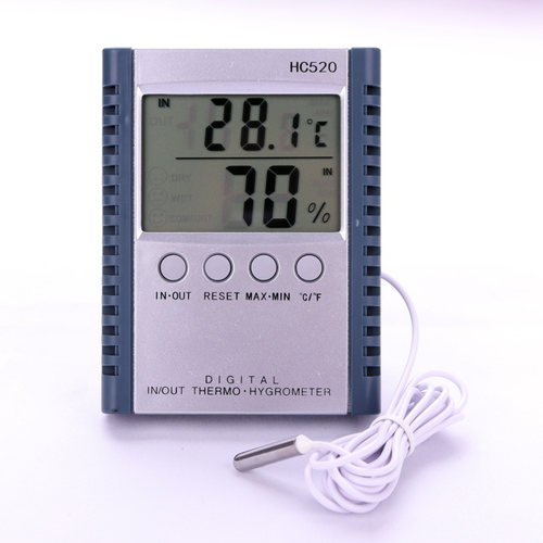 电子温度计湿度计高精度家用温湿度计带探头测水温精准hc520温度