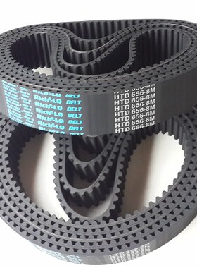 HTD8M656/82齿橡胶同步带/双面齿形同步传动皮带STS RPP YU DA DB