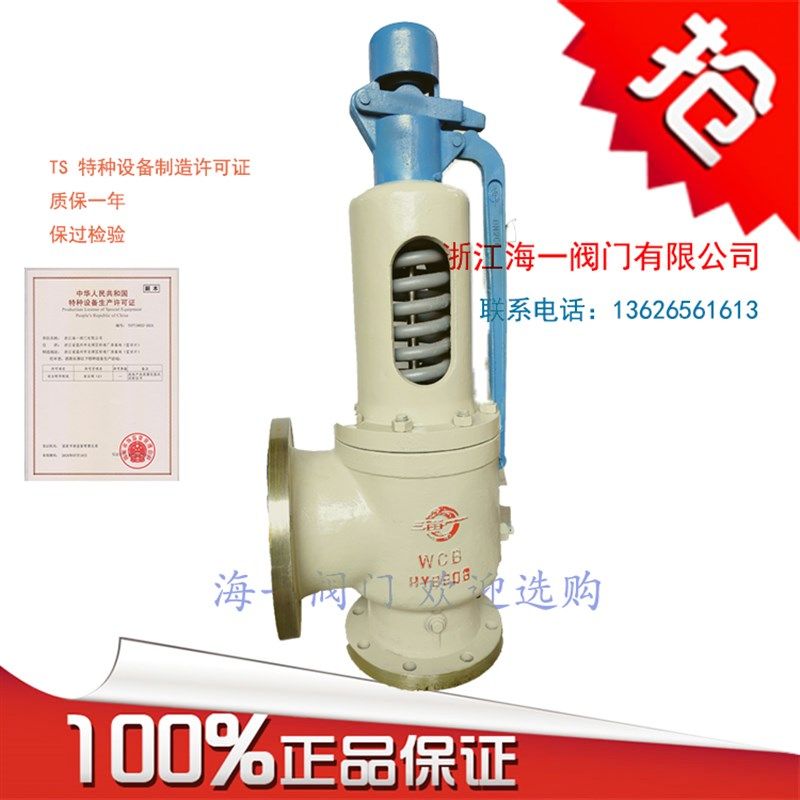 海一阀门 A48Y-16C DN40弹簧全启式安全阀碳钢带扳手蒸汽包过检,农用物资,苗木固定器/支撑器,淘宝优惠券,粉丝福利购,淘宝优惠卷