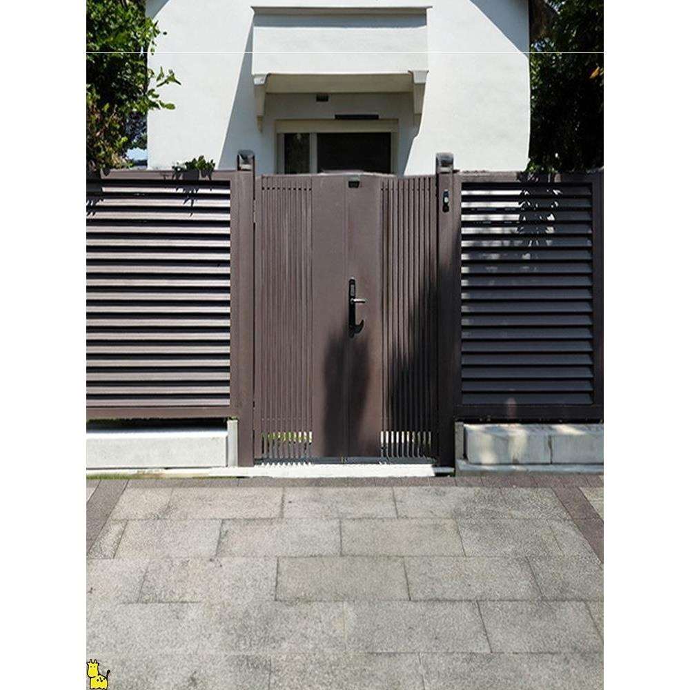 铝合金百叶围栏户外塑木围栏庭院栅栏铝艺别墅护栏防腐花园垒德株