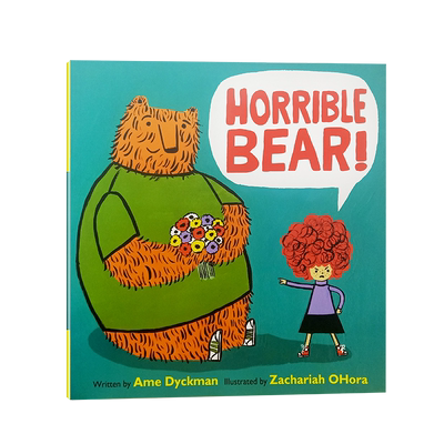 弘阅童书 儿童情绪认知绘本 可怕的熊Zachariah OHora ：Horrible Bear进口英文原版绘本
