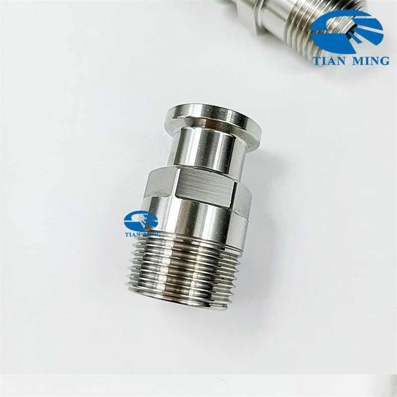 304/316L快装NPT接头21MP外螺纹外丝快速连转接卡箍接头HEXAGON