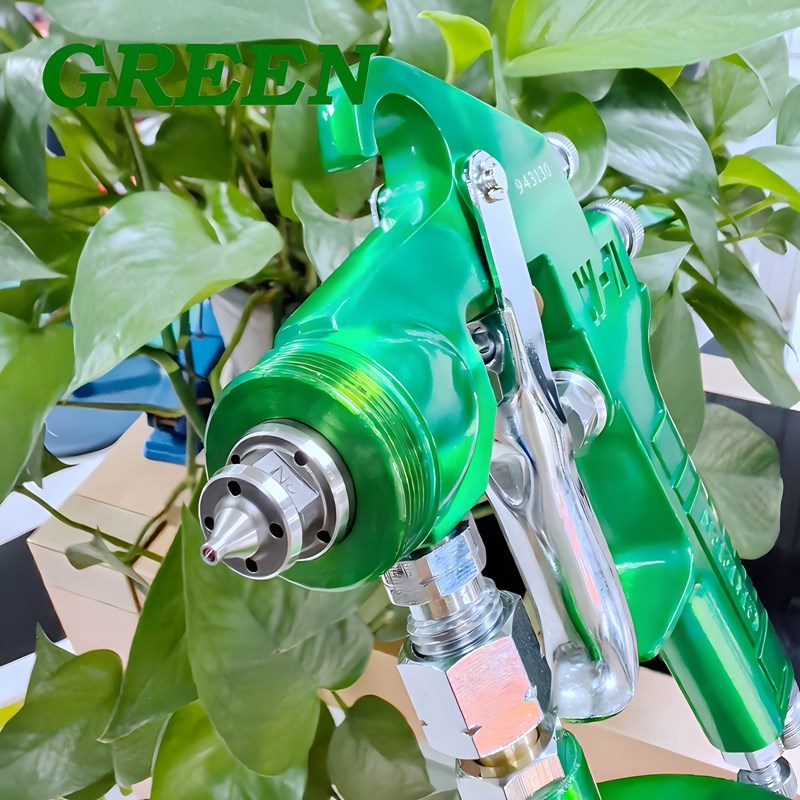 绿牌喷枪W71-S喷漆枪 高雾化喷涂枪气动油漆喷壶汽车家具喷涂工具