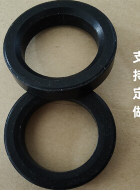 改性四氟碳纤维密封圈黑色耐高温阀门垫Q41球阀阀座DN15/20/25/32