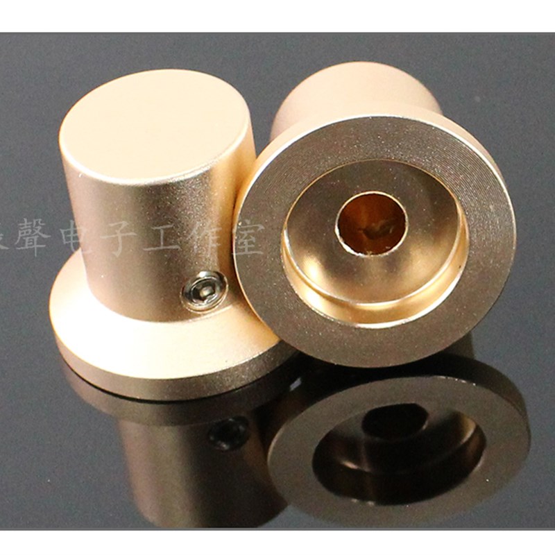 亮光直径25柄径17高22铝合金实心旋钮音量电位器HIFI音响功放旋钮