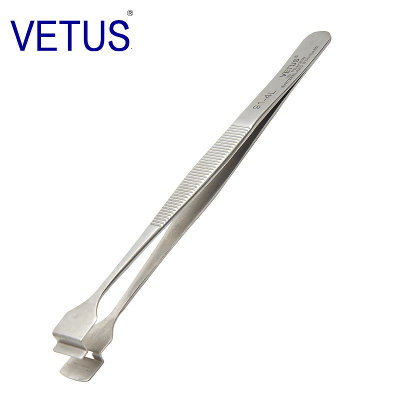 VETUS 91-L系列 晶元镊子 高精密防酸防磁不锈钢硅晶片夹取镊子