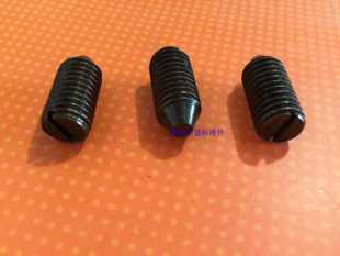 M6M8M10M12开槽锥端定位螺钉国标72一字锥端紧定螺钉止付螺丝钉