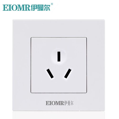 16A三孔插座开关插座面板86型大功率电源插座家用空调插座暗装