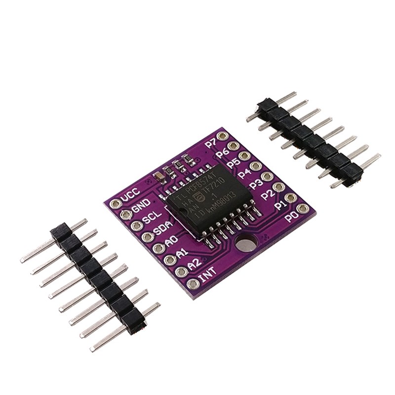 CJMCU-8574 PCF8574T  I2C总线 8位远程 I/O 扩展模块  大电流