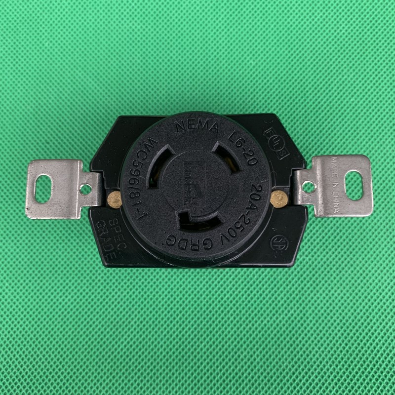 美国库柏 COOPER NEMA L6-20R 20A 250V 美标三脚工业插座