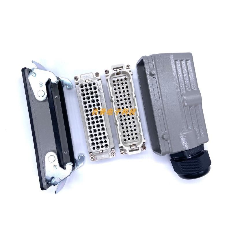 威乐WEVEL重载插头 HD-064-M/F 64针64芯 HARTING哈丁航空连接器