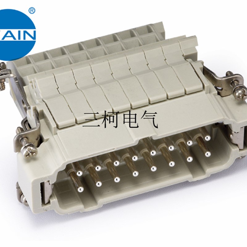 WAIN唯恩 HE-016-M.AV.R 16芯公芯16针 哈丁WEVEL威乐重载连接器