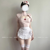 爱意降临 万圣节护士服装 纯欲风性感睡裙cos制服qqny内衣趣情睡衣