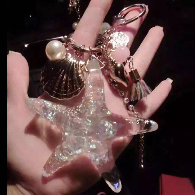 儿童超大号亚克力水晶海洋动物海星贝壳宝石摆件DIY玩具奖励礼物