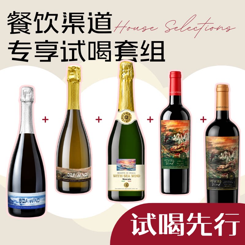KTV餐饮专享试喝起泡香槟葡萄酒