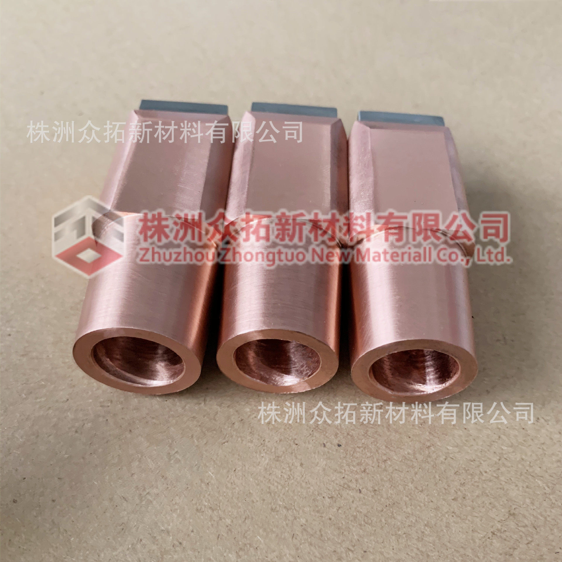 众拓销售铜钨复合电极电阻对焊铜镶钨电极