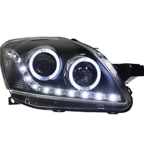 专用于08-13款威驰大灯总成改装led日行灯天使眼双光透镜氙气大灯