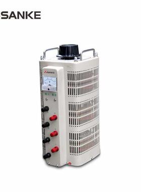 三科全铜tsgc2-15k三相接触式调压15KW输出可调0-430V520V稳压器