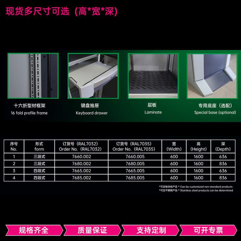 仿威图PC电脑柜 工业机柜plc电气控制柜工厂车间防尘可移动配电箱
