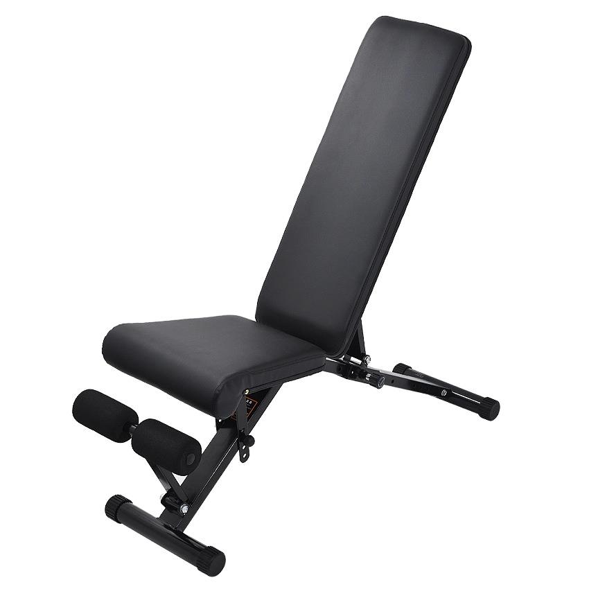 哑铃凳仰卧起坐多项功能辅助器健身椅飞鸟折叠卧推外贸工厂