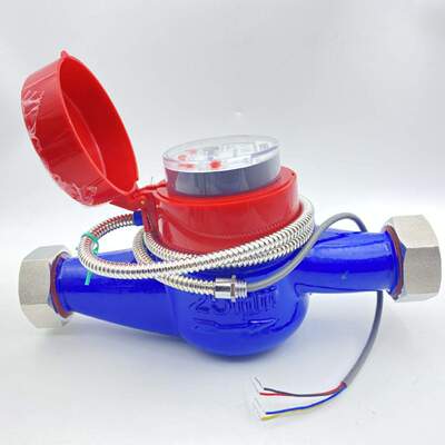 光电485直读冷热水表民宿舍家用自来水数字计时热智能热水表