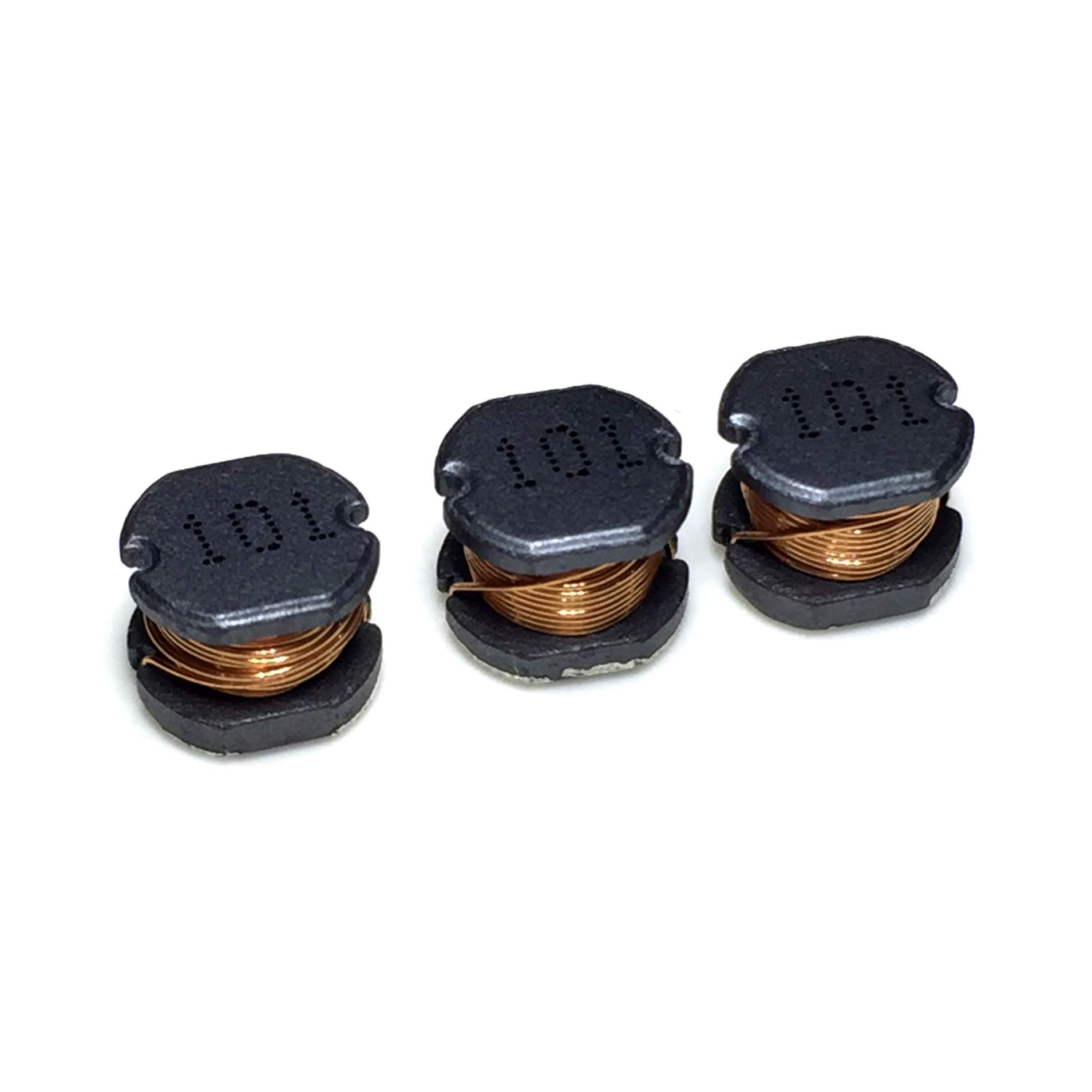 铜丝贴片功率电感 CD54 10UH 丝印：100 体积5X5X4 品质稳定