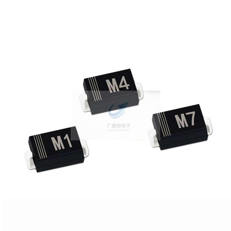 贴片肖特基二极管SS210F SR2100 2A/100V SMA封装3K/整盘电源